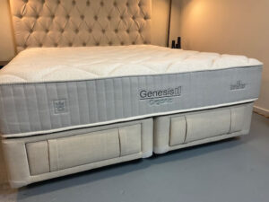 Genesis Organic Mattress in Super King Size with Custom Bed Head and Base